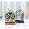 Bird Cage Mosquito Coil Holder: Vintage Ash Catcher Stand for Home Decor & Incense Burning