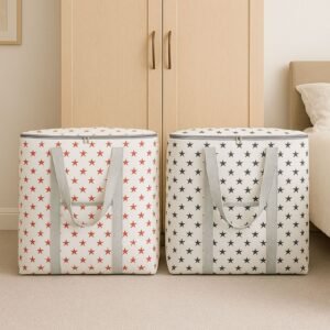 Star Printed Huge Capacity Quilt Storage Bag 1Pcs