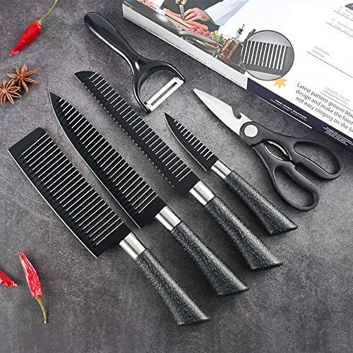 Zepter 6-Pcs Non-Stick Stainless Steel Kitchen knife Set