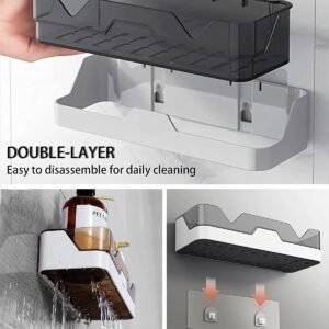 Alternative view of High Quality Bathroom Shelf Shower Gel Shampoo Holder Storage