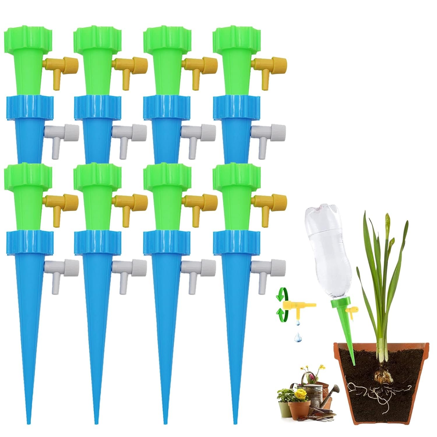 Automatic Plant Watering Kit - Adjustable Self-Watering Spikes for Indoor & Outdoor Pots - Image 3