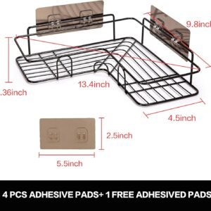 Alternative view of Stainless Steel Corner Shelf Organizer