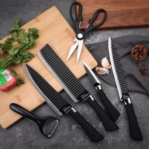 Alternative view of Zepter 6-Pcs Non-Stick Stainless Steel Kitchen knife Set